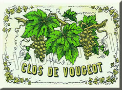 French Metal Magnet - CLOS DE VOUGEOT