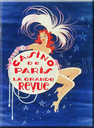 French Metal Magnet - CASINO DE PARIS