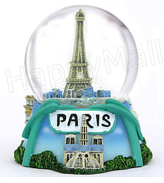Paris Snow Globe