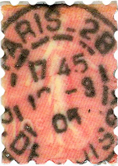 Old Paris Stamp - magnet
