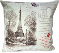 Decorative French Pillows - Eiffel Tower Themed