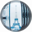 Chic French Style Paperweight - Eiffel Tower View