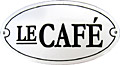 French Enamel Sign, Le Cafe, 6-1/4 x 3-1/4