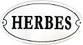 French Metal/Enamel Sign, Herbes (Herbs)
