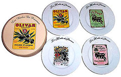 Olive Oil Plate Set