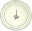 Eiffel Tower Souvenir Dessert Plate - 8D