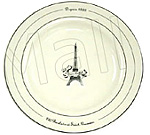 Eiffel Tower Souvenir Plates