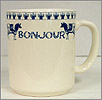 Bonjour Blue Cow - Mug