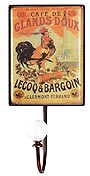French Poster Art - Rooster Wall Hook