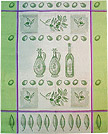 European Tea Towel - Green Olives