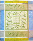 European Tea Towel - Blue Peas