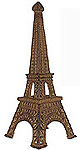 14 Eiffel Tower Candle Holder - Gold Color Miniature