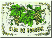 French Metal Magnet - CLOS DE VOUGEOT