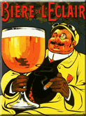 French Metal Magnet - BIERE DE L�ECLAIR