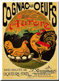 French Metal Magnet - COGNAC AUX OEUFS