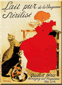 French Metal Magnet - LAIT PUR STERILISE