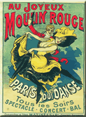 French Metal Magnet - Moulin Rouge