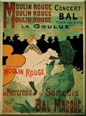 French Metal Magnet - MOULIN ROUGE