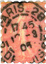 Old Paris Stamp - magnet