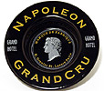 7D Black Ceramic Wine Coaster - Grand Hotel