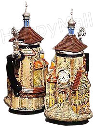 Rothenburg Clock Tower Commemorative Beer Stein