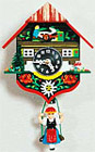 Cuckoo Clock - Alpine Haus, German, 8H