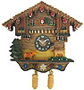Cuckoo Clock Refrigerator Magnet, Pine Corn