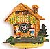 Cuckoo Clock Refrigerator Magnet, Schoolhouse Swing Girl