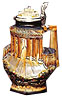 Brandenburg Gate Commemorative Beer Stein
