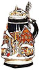 Nuernberg Christkindlmarkt Commemorative Beer Stein