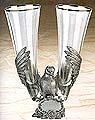 Pewter Wedding Dove Set