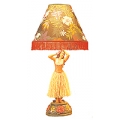 Hula Girl Lamp w/ Floral Shade - Leilani 37H