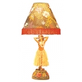 Hula Girl Lamp w/ Floral Shade - Iolani  37H
