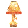 Hula Girl Lamp w/ Floral Shade - Nani 30H