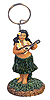 Hula Girl 1 Place Card Holder