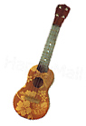 Ukulele with Brown Aloha Print, 18