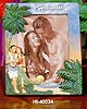 Poly Resin Romantic Frame - Lovers Walking