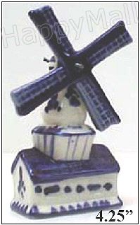 Delft Blue - 4.25H Windmill Figurine