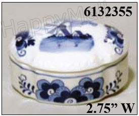 Delft Blue Jewelry Box