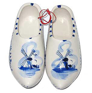 5L Dutch Ceramic Clog Shoes