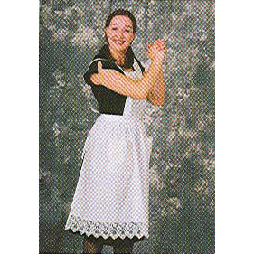Lace Rose Full Apron