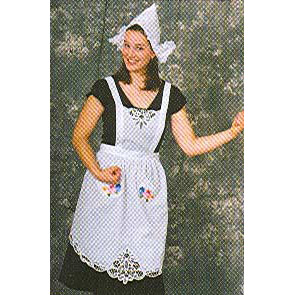 Tulip Embroidery Apron