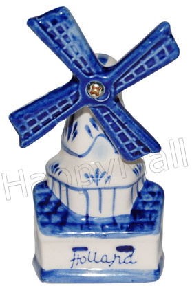 3.5H Holland Windmill Figurine, Fridge Magnet