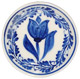 Delft Blue - 2.5D Mini Tulip Plate