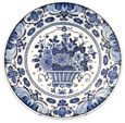 Plate Flower Basket, 8.75