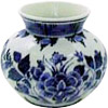 Flat Round Vase, 5.5