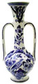 Vase w/Two Handles, 8.75