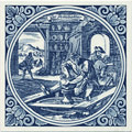 Potter, Dutch Delft Tile 6