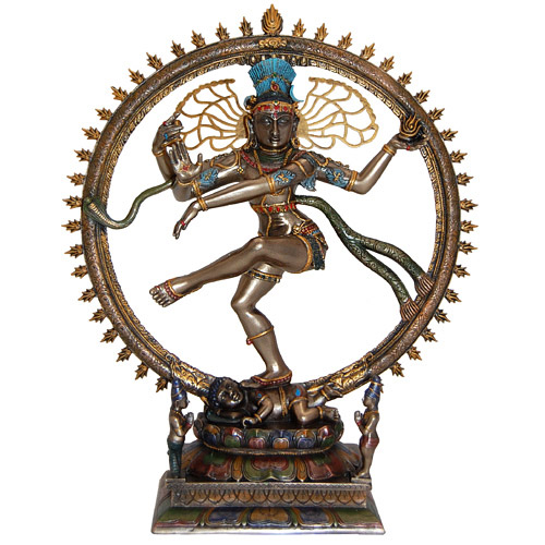 Dancing Nataraja Shiva Statue, 10.5H