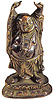 Happy Buddha, 6.5H, Oxidized Metal